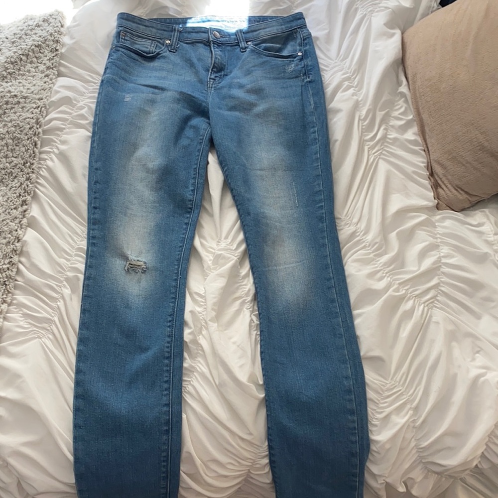 Gap mid rise skinny jeans